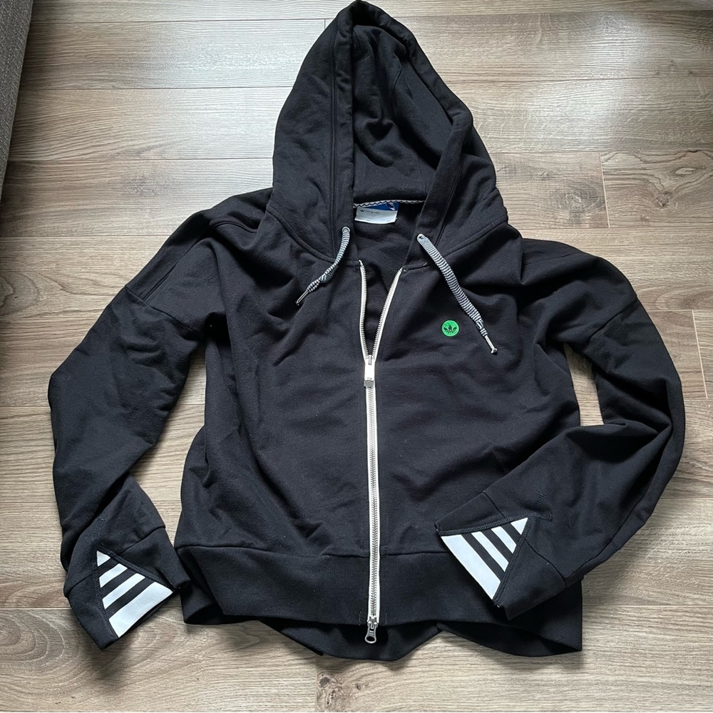Adidas Black 100% Cotton Hoodie. Women’s size Medium